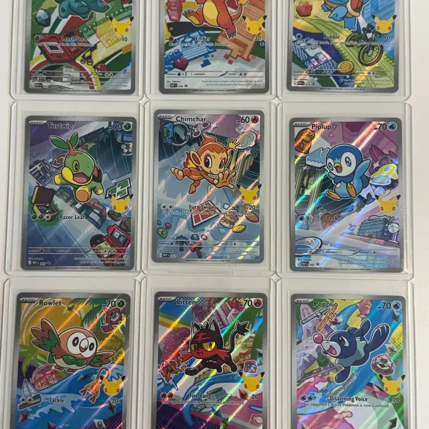 [BUNJANG] First Partner 1st, 4th, 7th Gen Starter Pokémon Cards / 퍼스트파트너 1,4,7세대 스타팅 포켓몬카드 북미