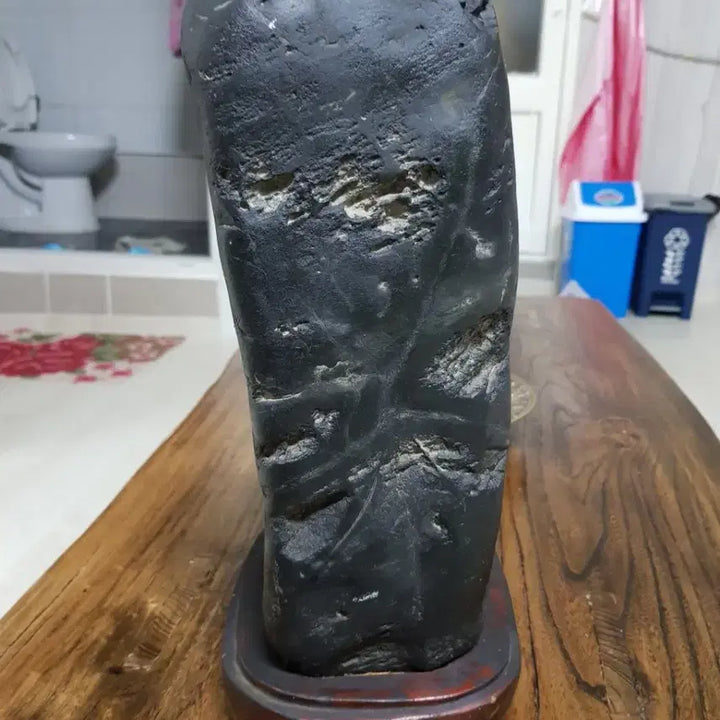 [BUNJANG] Large Black Scholar Stone / 대형오석수석