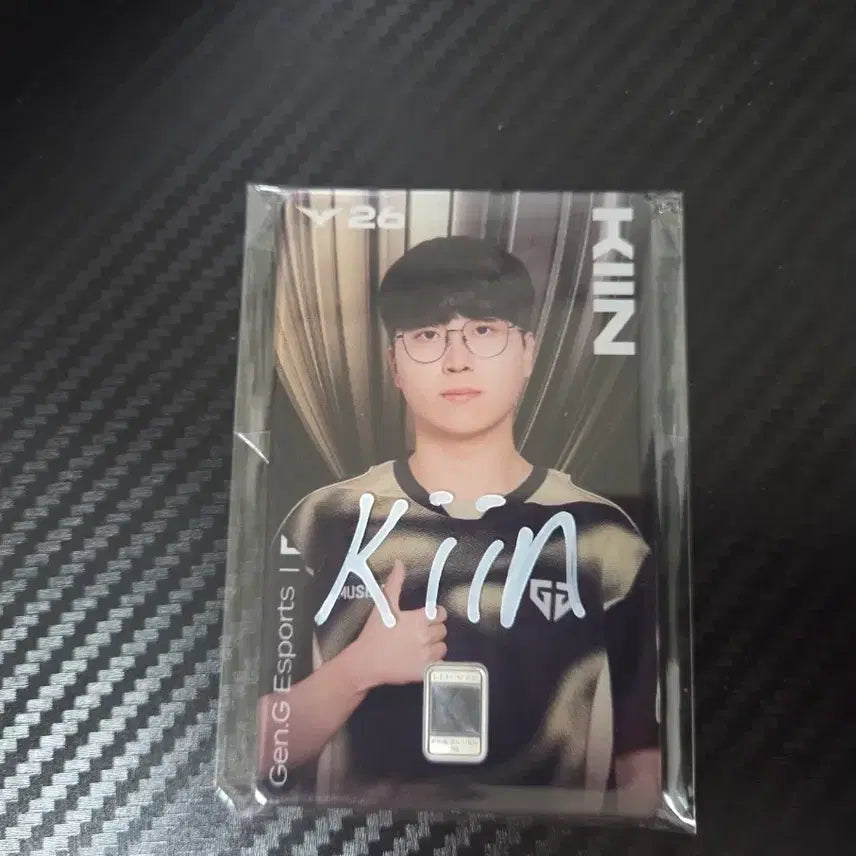 [BUNJANG] Korea Minting Corporation LCK Silver Kiin Card (Signed) / 조폐공사 lck26 lck실버 기인카드(싸인)