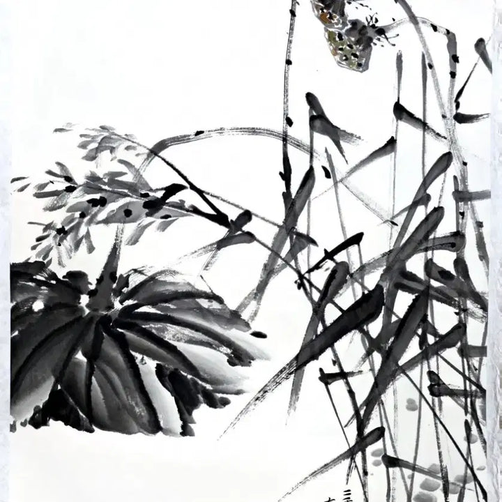 [BUNJANG] Yoo Kyung Shim Woo-seop Ink Wash Painting &