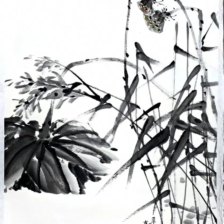 [BUNJANG] Yoo Kyung Shim Woo-seop Ink Wash Painting &