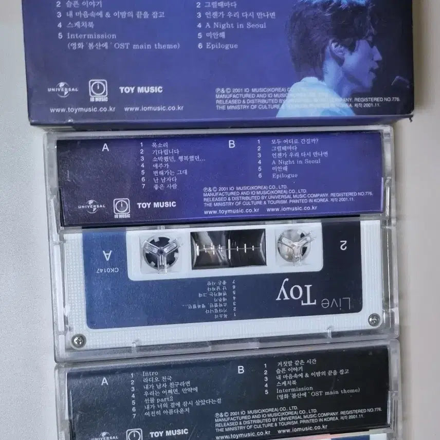 [BUNJANG] Toy Live 2Tape Cassette Tape / 토이 Toy Live / 2tape (카세트테이프)