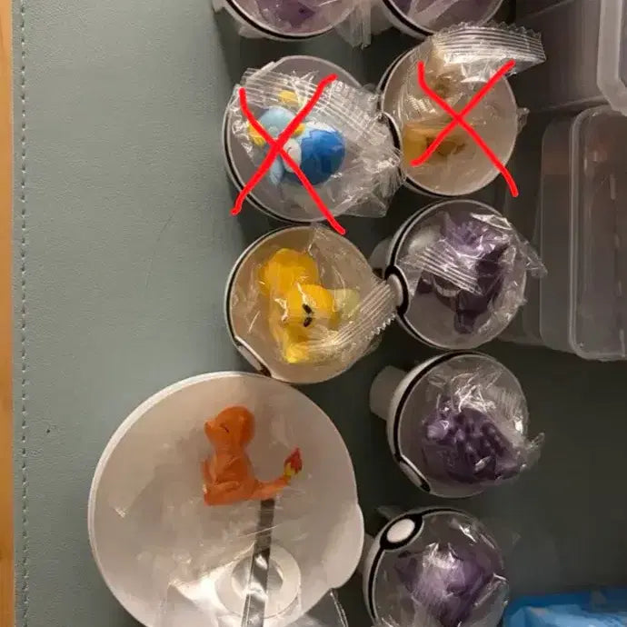 [BUNJANG] Pokemon Monster Ball Figure Drink Ice Cream / 포켓몬 몬스터볼 피규어 음료수 아이스