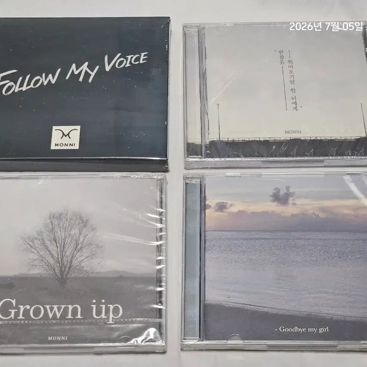 [BUNJANG] Monni Album Bundle Set (4 Types) / 몽니 앨범 4종 일괄
