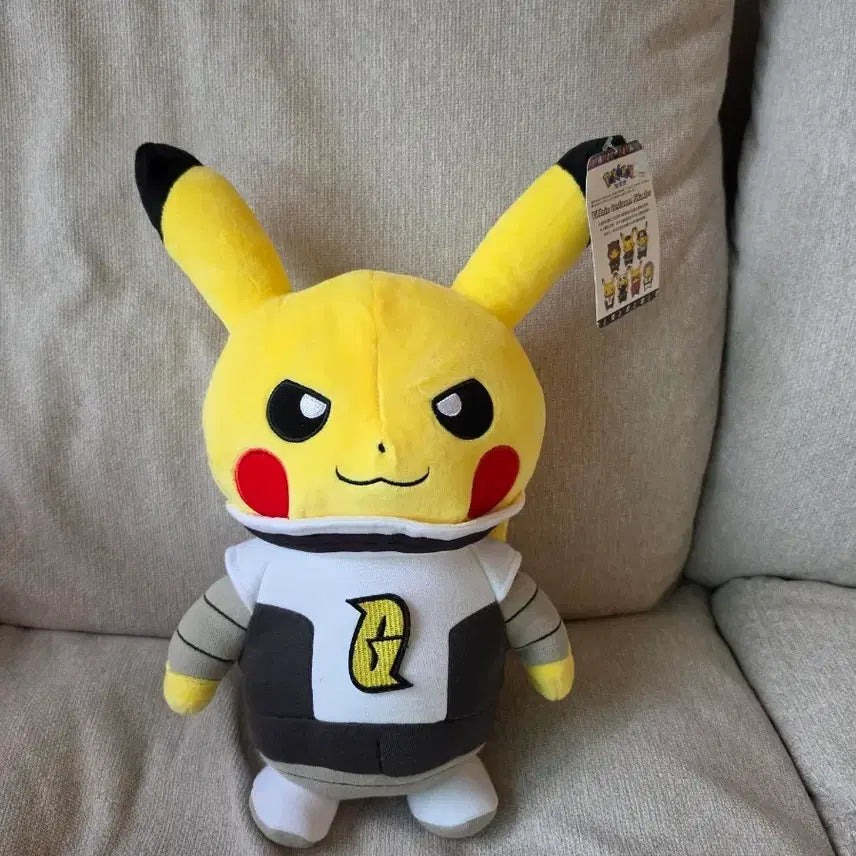 [BUNJANG] Pokemon Team Galactic Pikachu Plush / 포켓몬스터 갤럭시단 피카츄 인형