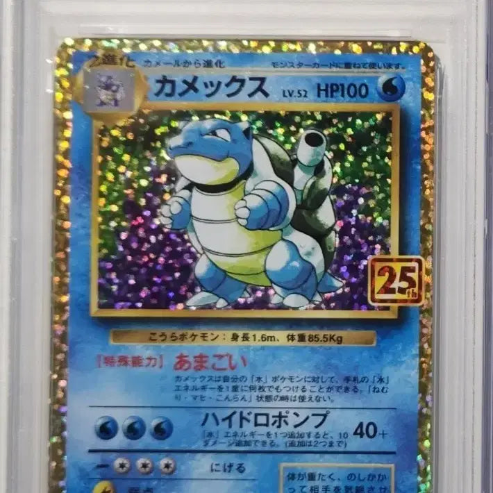 [BUNJANG] 25th Anniversary Japanese Blastoise Ancient Holo Pokémon Card PSA 9 / 일본판 25주년 거북왕 PSA9 포켓몬카드 프로모 고대 홀로