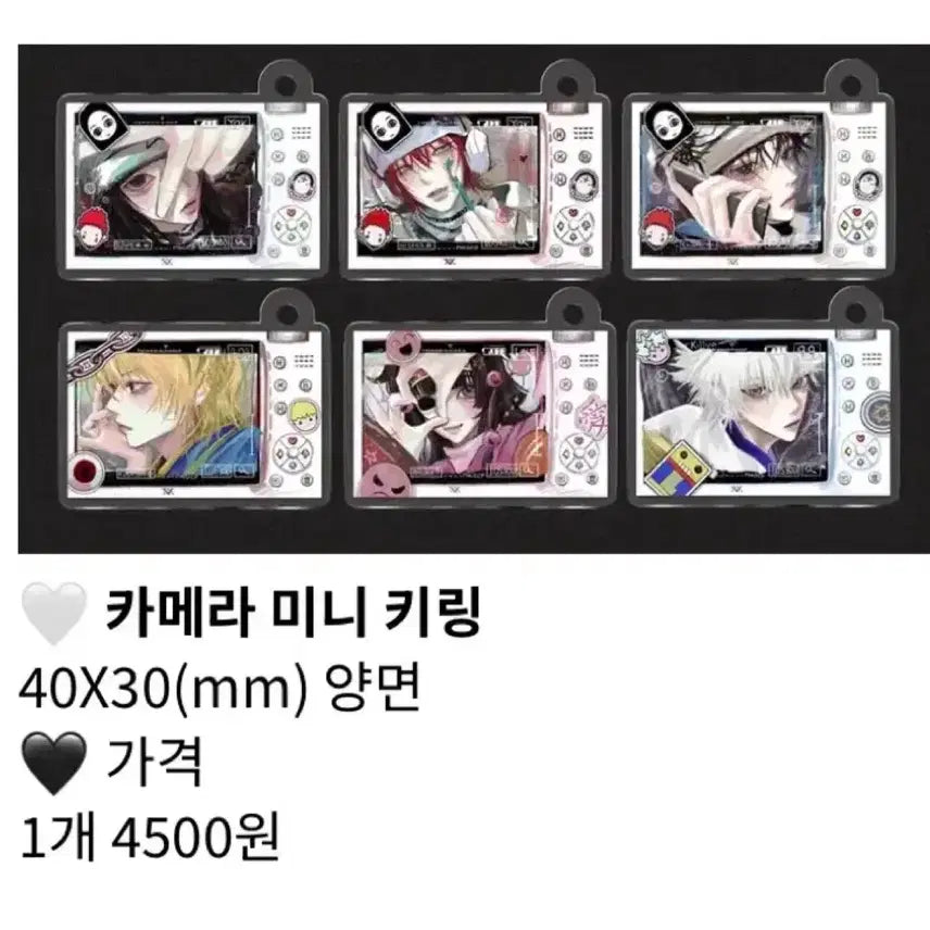 [BUNJANG] Hunter x Hunter NWOCP Camera Keyring &amp; Photocard Bundle / 헌헌 헌터헌터 nwocp님 굿즈 양도 카메라 키링 포카