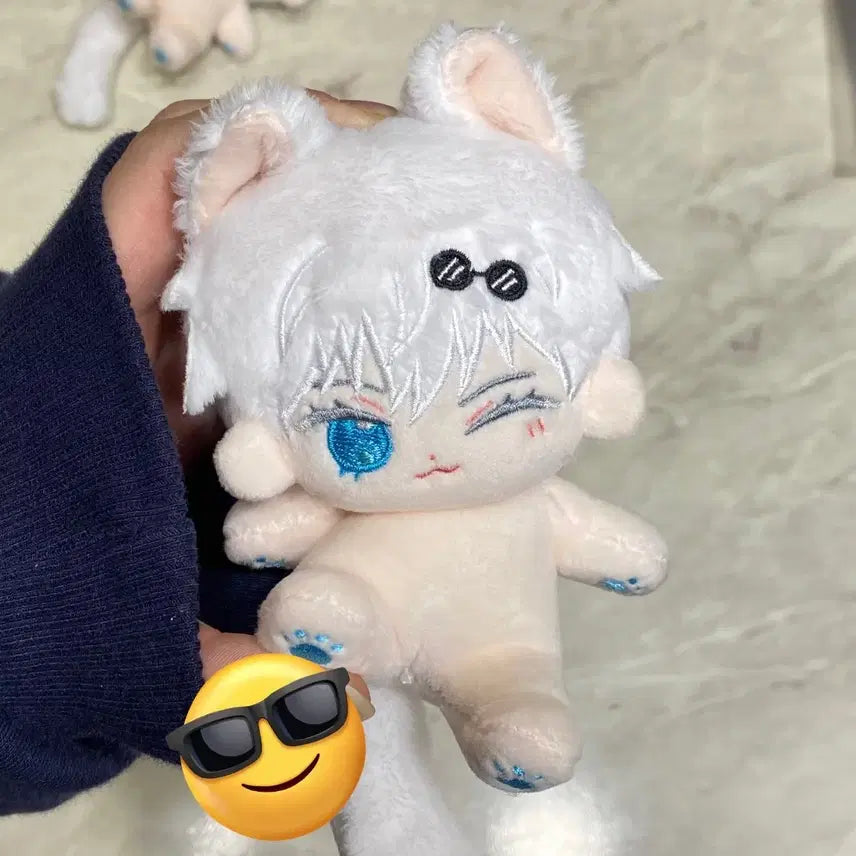 [BUNJANG] Jujutsu Kaisen Gojo Satoru 10cm Plush Doll (Wing Toru) / 주술회전 고죠 속성 10cm 솜인형 윙토루