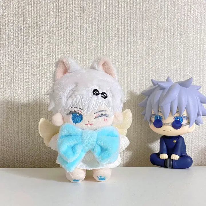 [BUNJANG] Jujutsu Kaisen Gojo Satoru 10cm Plush Doll (Wing Toru) / 주술회전 고죠 속성 10cm 솜인형 윙토루