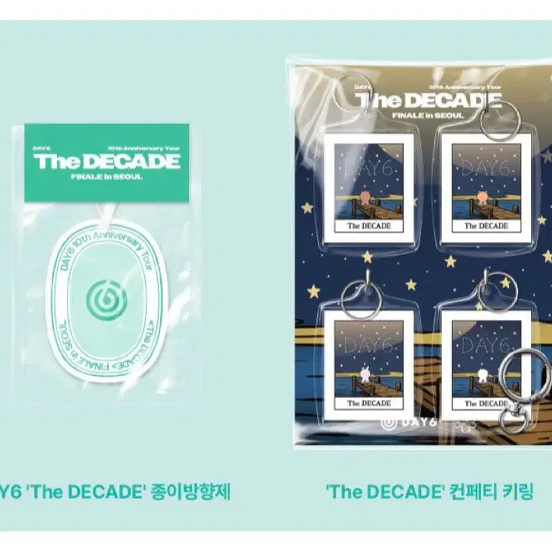 [BUNJANG] DAY6 Decades 10th Anniversary MyDay Fan Gift Keyring Bundle Set / 데이식스 데케이즈 10주년 마데존 마이데이 팬기프트