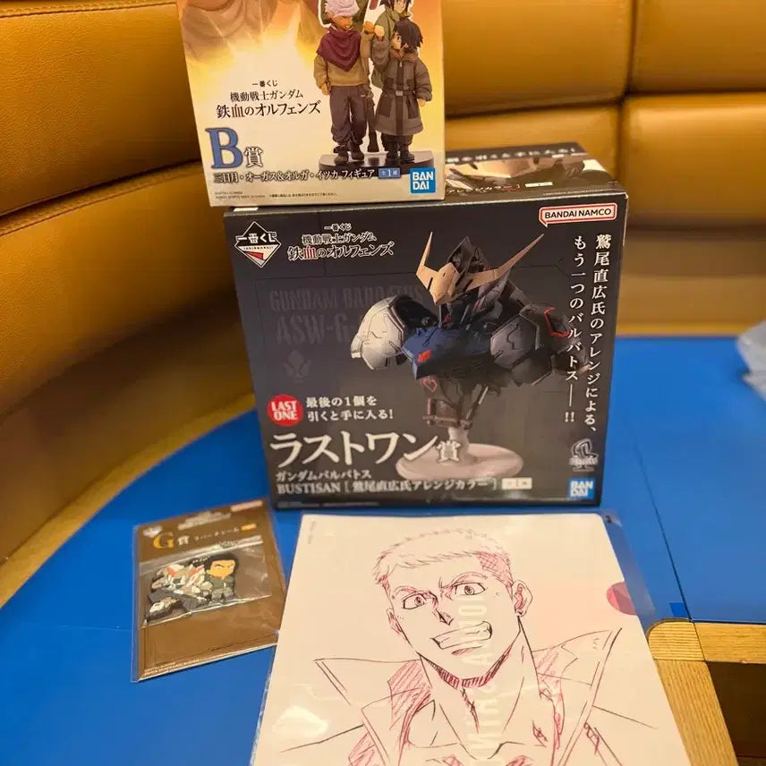 [BUNJANG] Gundam: Iron-Blooded Orphans Ichiban Kuji B Prize &amp; Last One Prize Bundle Set / 건담 쿠지 제일복권 철혈의 오펀스 B상+라스트원 일괄(하위상 덤 있음)