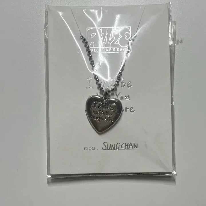 [BUNJANG] RIIZE Sungchan Valentine Necklace / 라이즈 성찬 발렌타인 목걸이