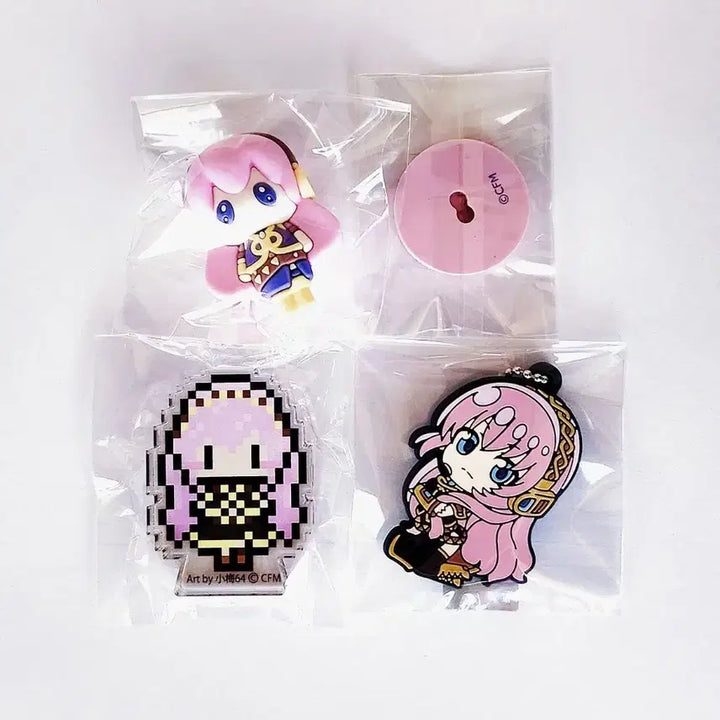 [BUNJANG] Megurine Luka Vocaloid Acrylic Block Corotto Keyring Figure Bundle Set / [일괄]보컬로이드 보카로 메구리네 루카 아크릴 블록 코롯토 키링 피규어