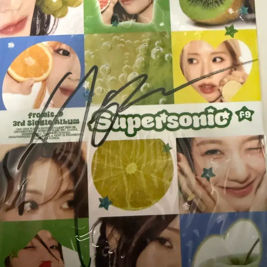 [BUNJANG] fromis_9 Seoyeon Autographed Super Sonic Album / 이서연 수퍼소닉 싸인앨범