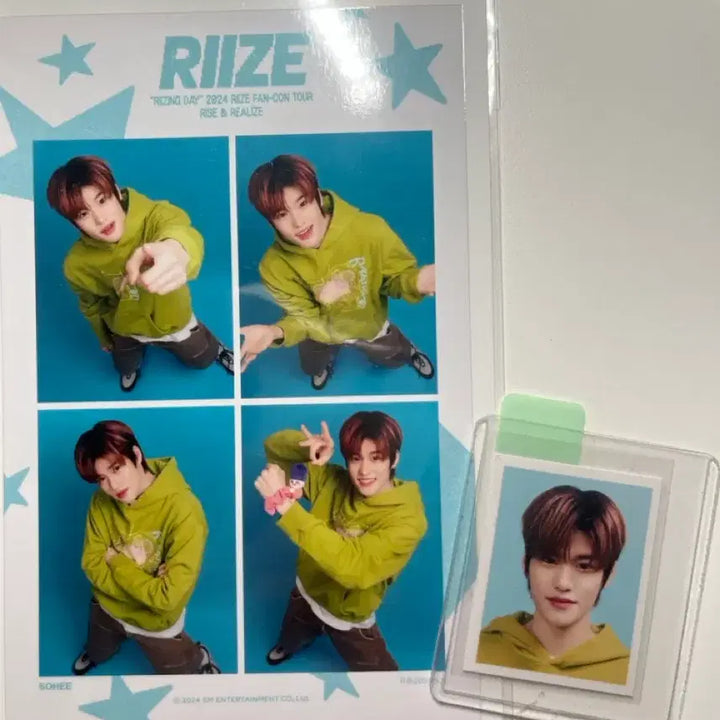 [BUNJANG] RIIZE Sohee 2024 Rising Day Fancon Tour 4-Cut Photo Set / 라이즈 소희 2024 라이징데이 팬콘투어 네컷사진+증사