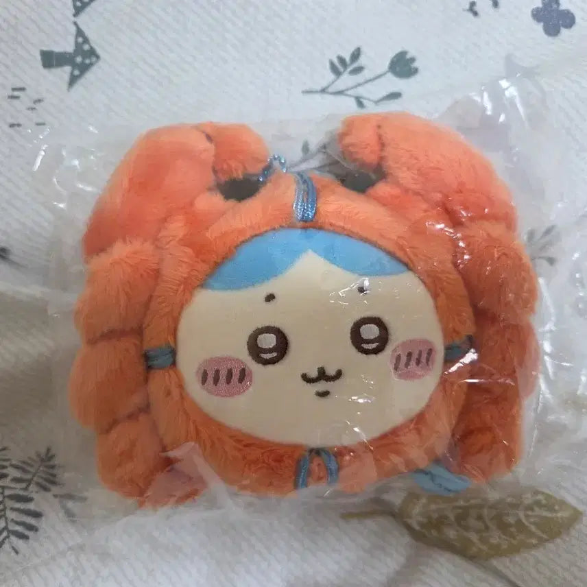 [BUNJANG] Shanghai Exclusive HACHIWARE Crab Mascot Keychain Plush / 반짝 할인 정품) 상하이 한정 하치와레 털게 마스코트 키링 인형