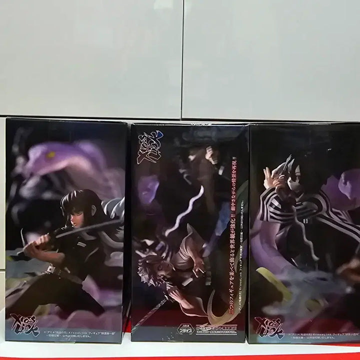 [BUNJANG] Demon Slayer: Kimetsu no Yaiba Cross Link Figure Set (3 Types) / 귀멸의 칼날 크로스링크 피규어 3종