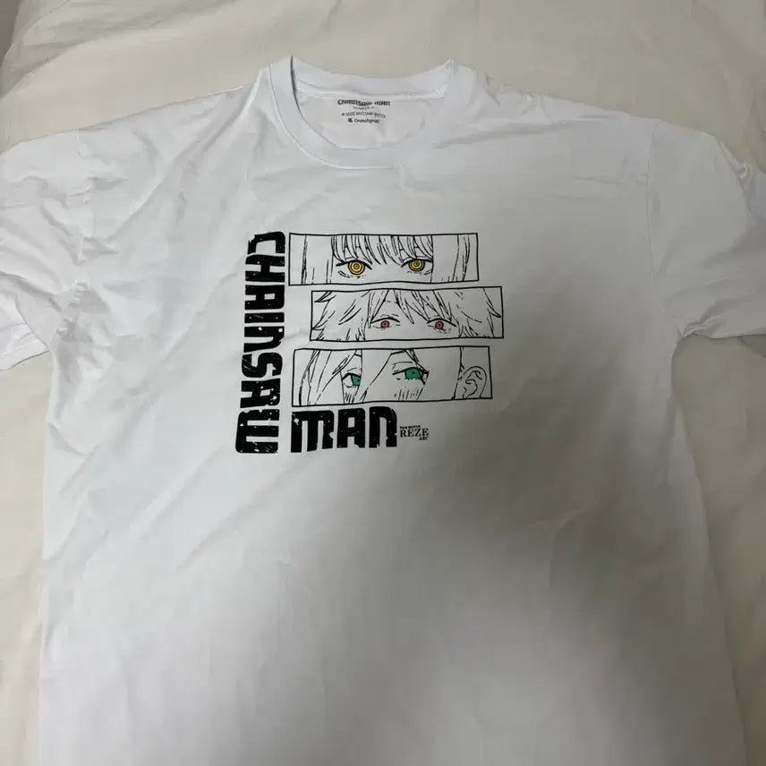 [BUNJANG] Chainsaw Man Pop-up Official T-Shirt / (마지막가격 택포 6.5) 체인소맨 팝업 공식 티셔츠 팝니다