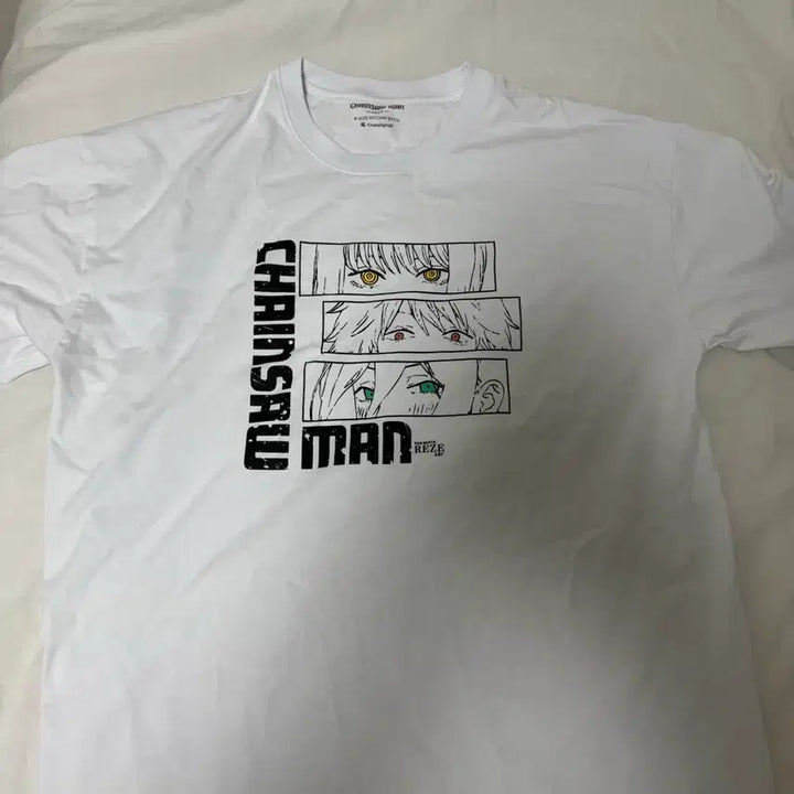 [BUNJANG] Chainsaw Man Pop-up Official T-Shirt / (마지막가격 택포 6.5) 체인소맨 팝업 공식 티셔츠 팝니다