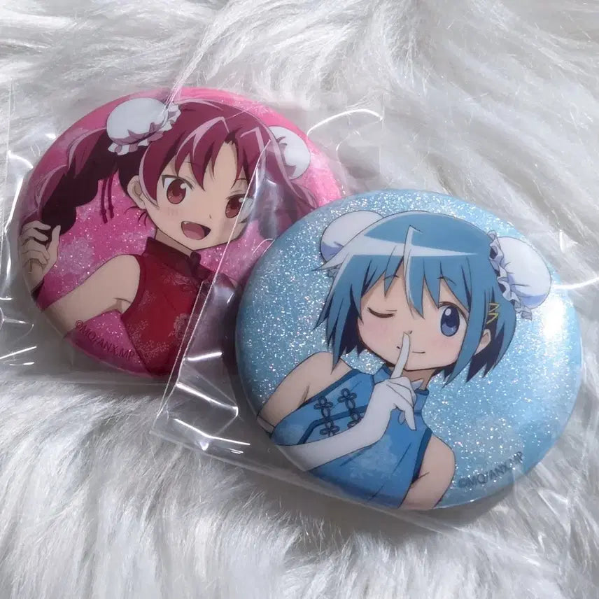 [BUNJANG] Madoka Magica Chinese Dress Version Can Badges Bundle Set / 마마마 치파오 캔뱃지 일괄 세트