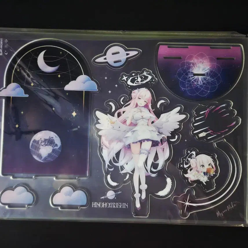 [BUNJANG] Blue Archive Nagisa, Mika Acrylic, Glitter, Diorama, Keyring Bundle Set / 블루아카이브 미카 아크릴 및 글리터, 디오라마, 키링 등 일괄