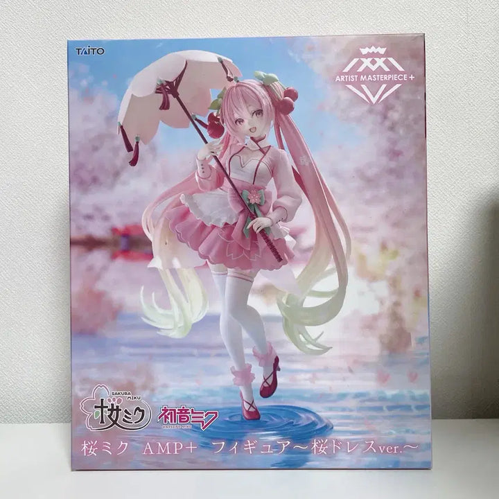[BUNJANG] Taito Sakura Miku AMP Cherry Blossom Figure (Sealed) / 미개봉 사쿠라 미쿠 타이토 AMP 벚꽃 피규어
