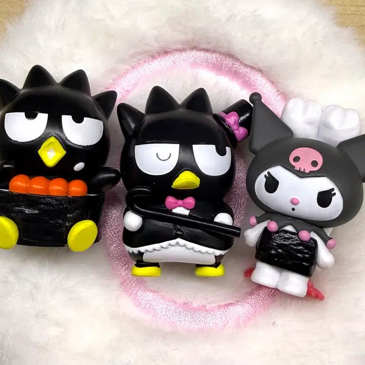 [BUNJANG] Sanrio Gacha Badtz-Maru &amp; Kuromi Bundle Set / 산리오 가챠 배드바츠마루 쿠로미 일괄