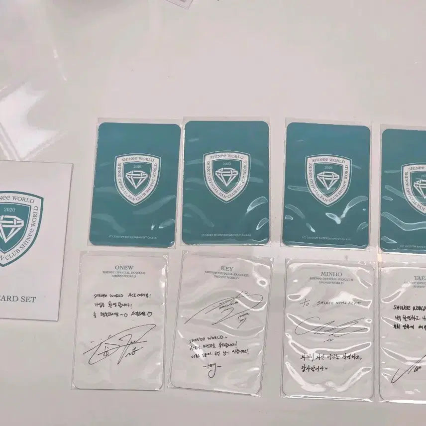 [BUNJANG] SHINee 2020 Fanclub Kit Onew Photocard Bundle Set / 샤이니 2020 팬클럽 키트 포토카드