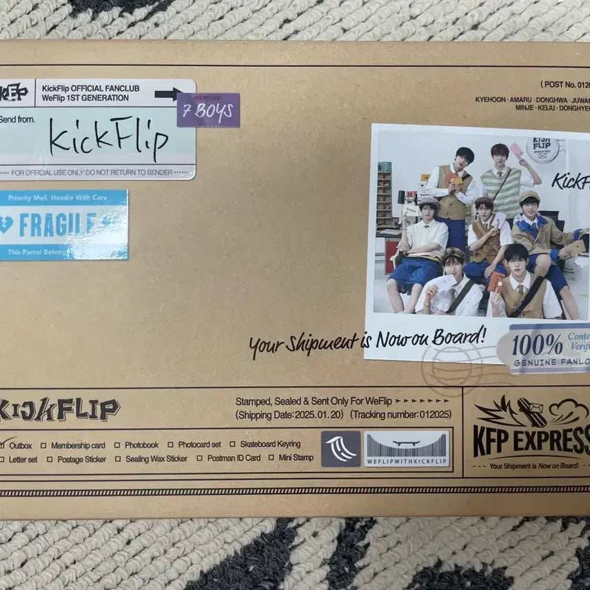 [BUNJANG] Kickflip 1st Membership Kit / 킥플립 위플립 1기 멤버십 키트