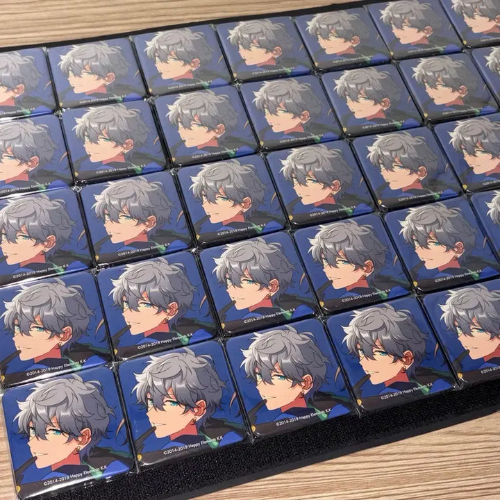 [BUNJANG] Ensemble Stars Izumi Sena Trip Square Can Badges (35 pcs) &amp; Jacamart A3 Ita Bag Bundle / 앙스타 세나 이즈미 트립 사각 캔뱃지 35개 이타백 자카마트 a3 드림라