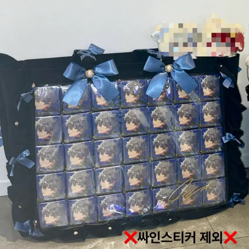 [BUNJANG] Ensemble Stars Izumi Sena Trip Square Can Badges (35 pcs) &amp; Jacamart A3 Ita Bag Bundle / 앙스타 세나 이즈미 트립 사각 캔뱃지 35개 이타백 자카마트 a3 드림라