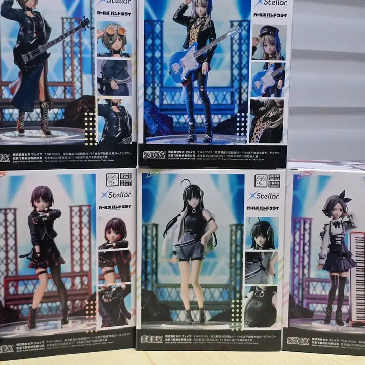 [BUNJANG] Sega Girls Band Cry Stellar Full Collection Bundle Set (Sealed) / 세가 걸즈밴드크라이 Stellar (미개봉) 피규어 일괄