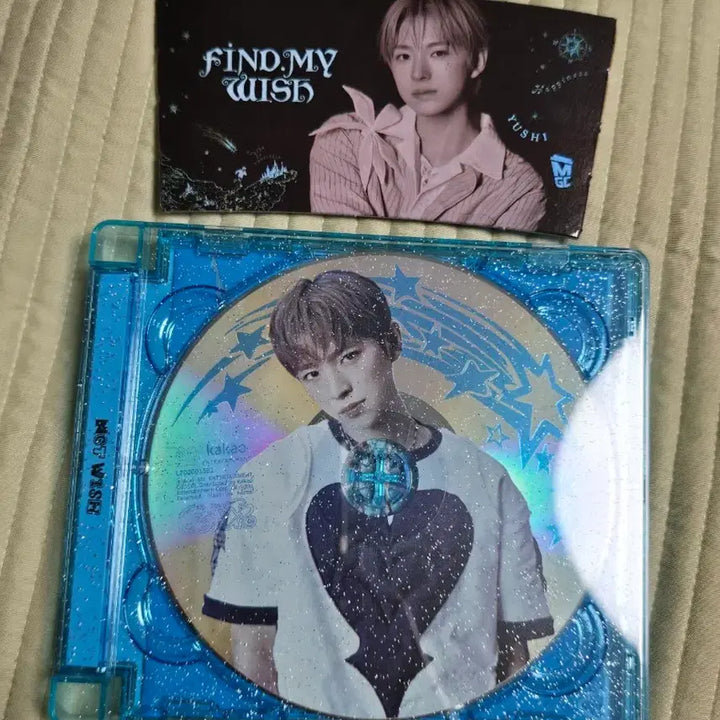 [BUNJANG] NCT WISH YUSHI Color Jewel Album + Mega Coffee Cup Holder / 엔시티위시 유우시 컬러 쥬얼앨범 + 메가커피 컵홀더