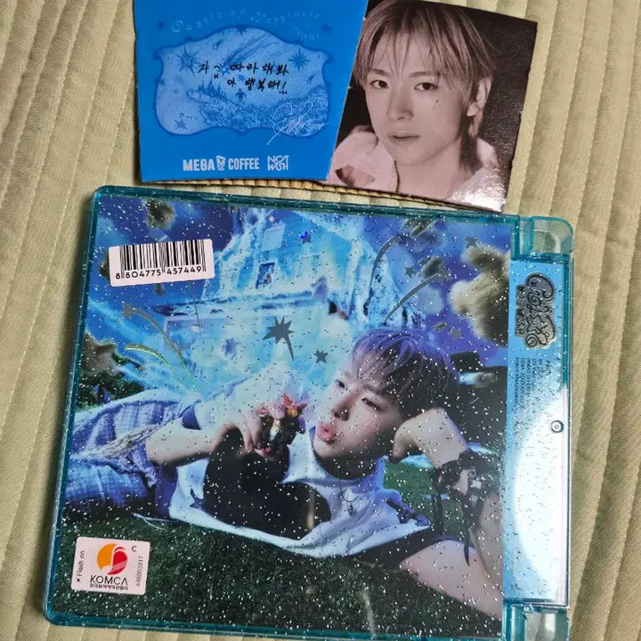 [BUNJANG] NCT WISH YUSHI Color Jewel Album + Mega Coffee Cup Holder / 엔시티위시 유우시 컬러 쥬얼앨범 + 메가커피 컵홀더