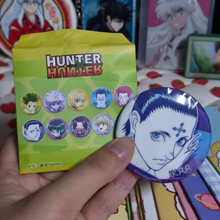 [BUNJANG] Hunter x Hunter Chrollo Can Badge / 헌터x헌터 클로로 캔뱃지
