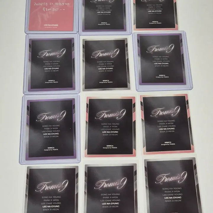 [BUNJANG] fromis_9 Lee Nagyung Teraca Bundle Set 12 Photocards (Includes Selfie Card) / 프로미스나인 테레카 이나경 카드 12장 일괄 판매(셀피카드 포함)