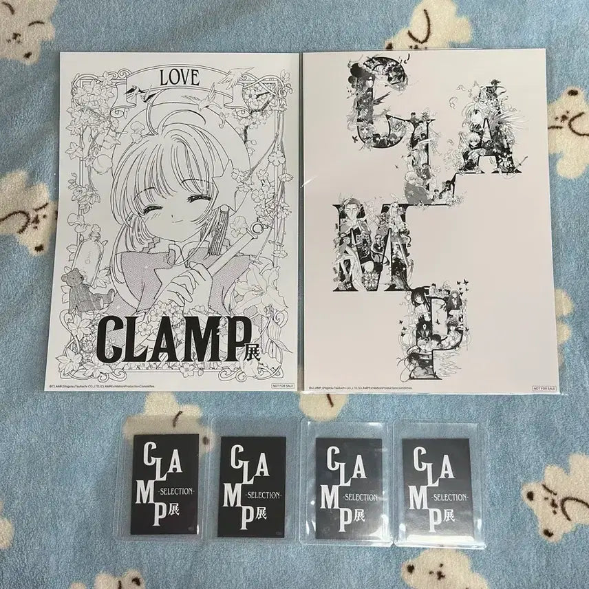 [BUNJANG] CLAMP Exhibition Special Poster &amp; Card Collection / 클램프전 전기 특전 포스터&amp;카드 모음