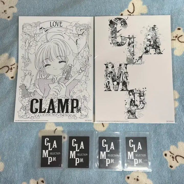 [BUNJANG] CLAMP Exhibition Special Poster &amp; Card Collection / 클램프전 전기 특전 포스터&amp;카드 모음