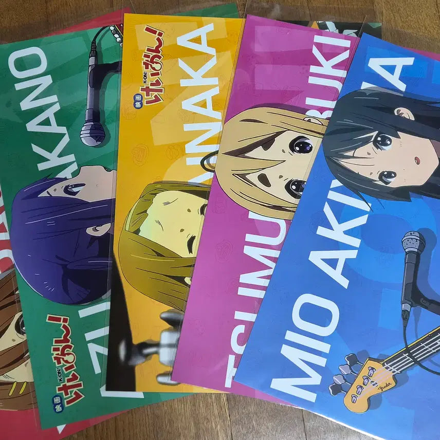 [BUNJANG] K-ON! Movie Character Poster Set (5 Types) / 케이온 극장판 캐릭터 포스터 5종 세트 일괄 판매합니다