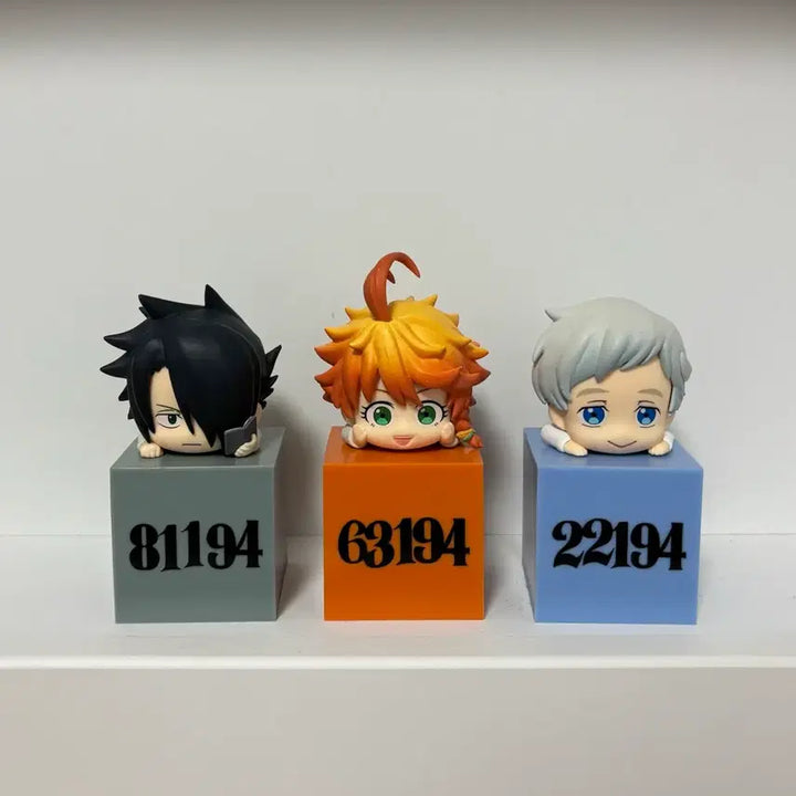 [BUNJANG] The Promised Neverland Hitokage Emma Norman Ray Set / 약속의 네버랜드 약네랜 힛카게 엠마 노먼 레이 세트 일괄