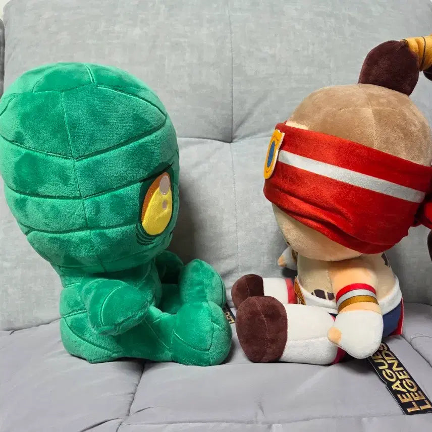 [BUNJANG] League of Legends Amumu &amp; Lee Sin 30cm Plush Toy Set / 리그오브레전드 아무무 및 리신 인형(30cm)