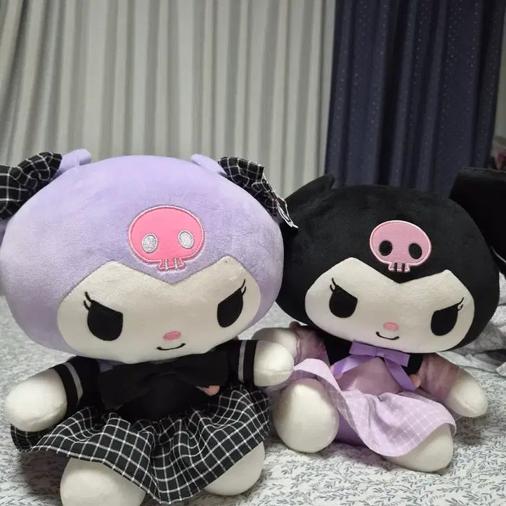 [BUNJANG] Kuromi &amp; My Melody Doll Set / 쿠로미 마이멜로디 인형 세트