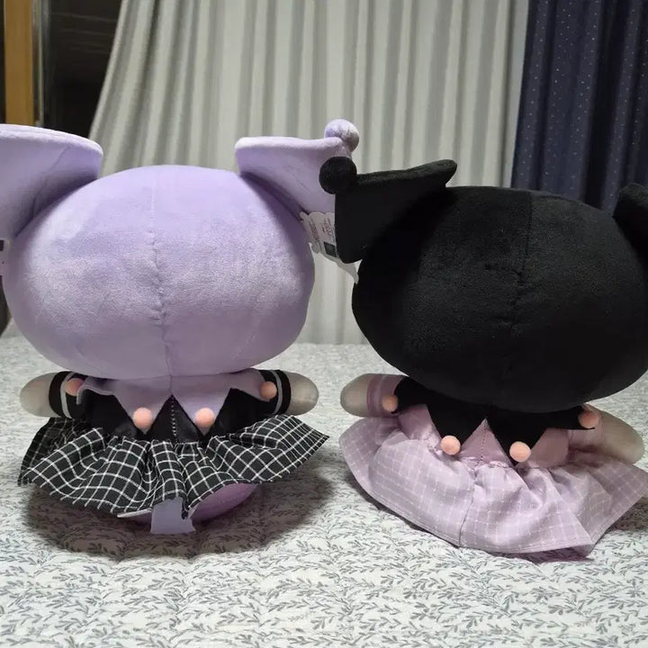 [BUNJANG] Kuromi &amp; My Melody Doll Set / 쿠로미 마이멜로디 인형 세트