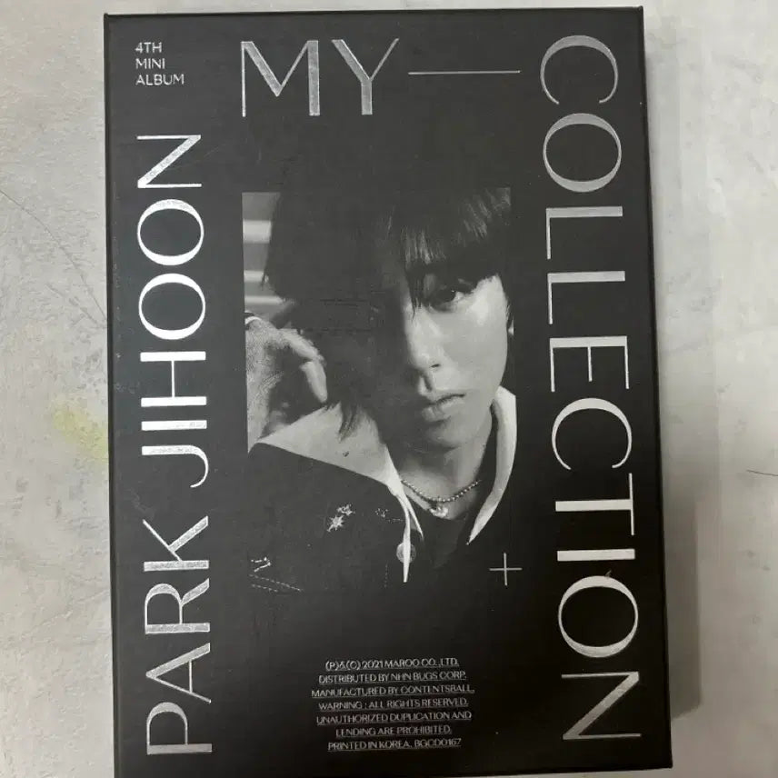 [BUNJANG] Park Jihoon 4th Mini Album MY COLLECTION / 박지훈 4집 미니앨범 MY COLLECTION
