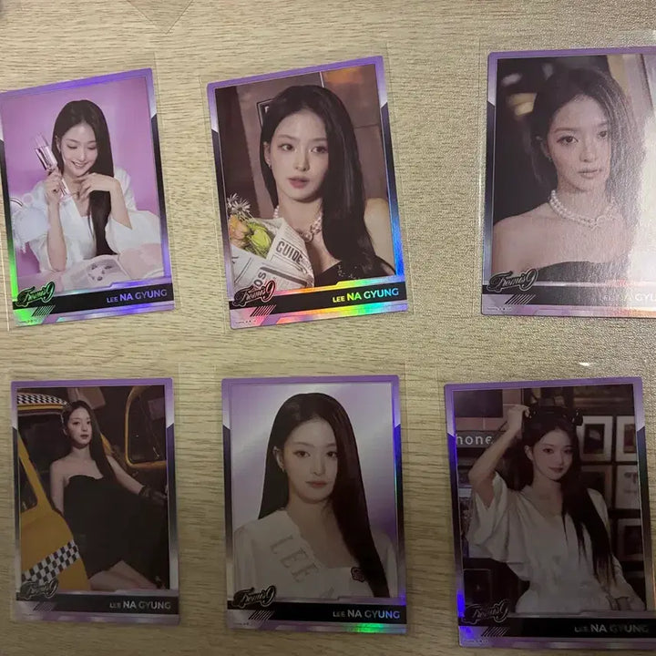 [BUNJANG] fromis_9 Nara Inakyung Terramate Rare Holo Card Set (6 Types) / 프로미스나인 프미나 테레카 이나경 레어 홀로 카드 6종 세트