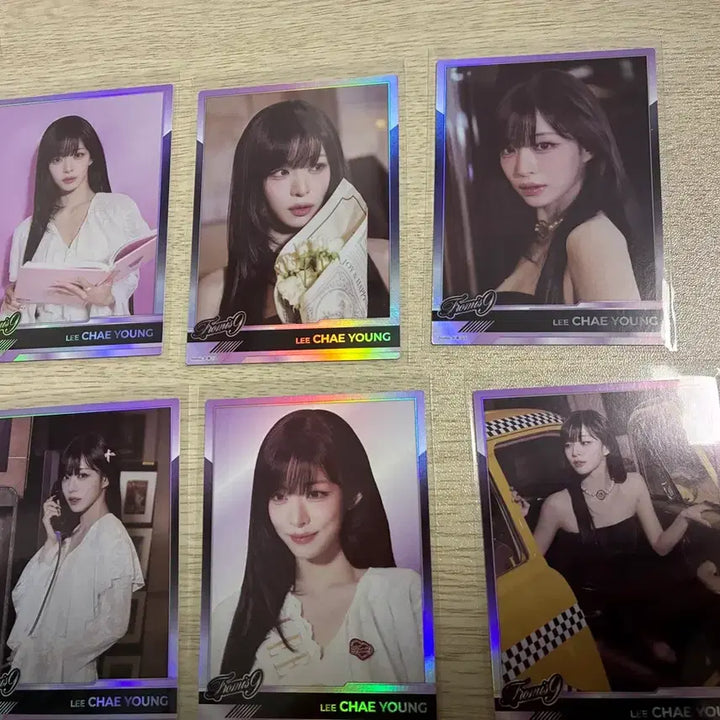 [BUNJANG] fromis_9 Lee Chaeyoung Ter(r)eca Rare Holo Card Set / 프로미스나인 프미나 이채영 테레카 레어 홀로 카드 6종
