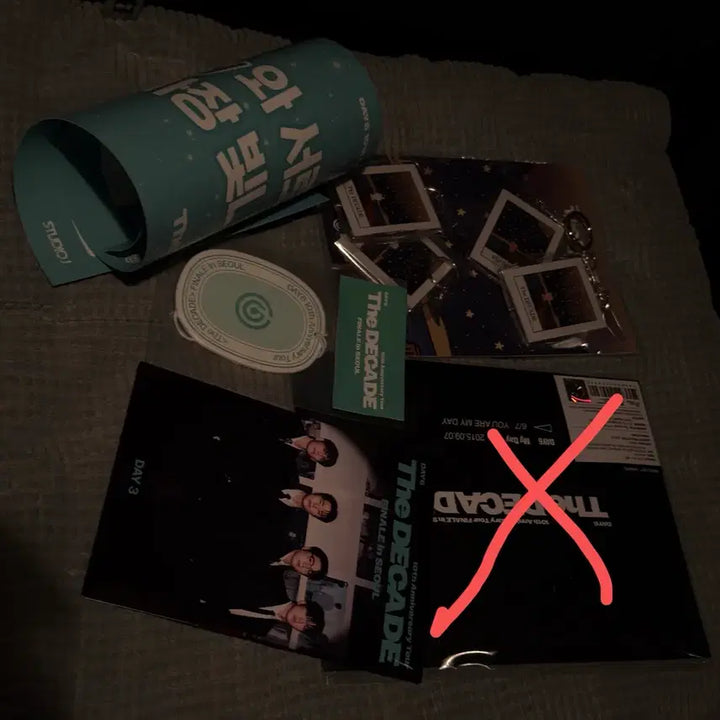 [BUNJANG] Day6 Encore Concert Last Day Photocard + Slogan + Fanclub Gift / (택포) 데이식스 원필 포토세트 +앙콘 막콘 포카 + 팬클럽기프트