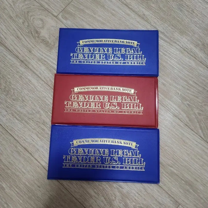 [BUNJANG] US Commemorative Bank Note Set (Red/Blue) - 3 Types / 미국 지폐 기념권 세트 (레드/블루)  3종