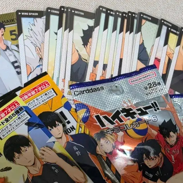 [BUNJANG] Haikyuu!! Clear Card Bundle Set / 하이큐 클리어 카드 일괄 판매