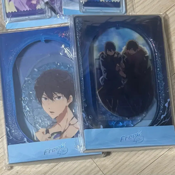 [BUNJANG] Pop Mart Free! Kizuna Ice Series Rotational Acrylic Standee Bundle Set / 일괄) 프리! free! 팝마트 쿠지 나나세 하루카 마코토 회전 아크릴